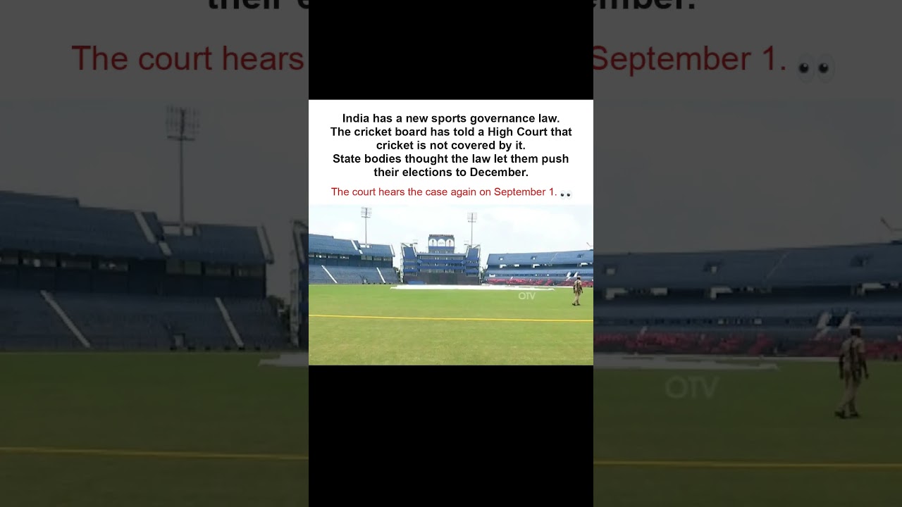 Cricket board tells High Court India's new sports law does not cover it #cricket #shorts