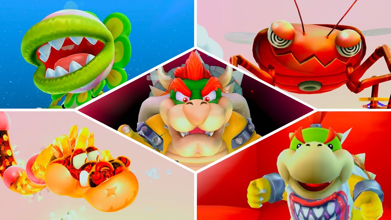 Super Mario Galaxy 2 - All Boss Battles (No Commentary)