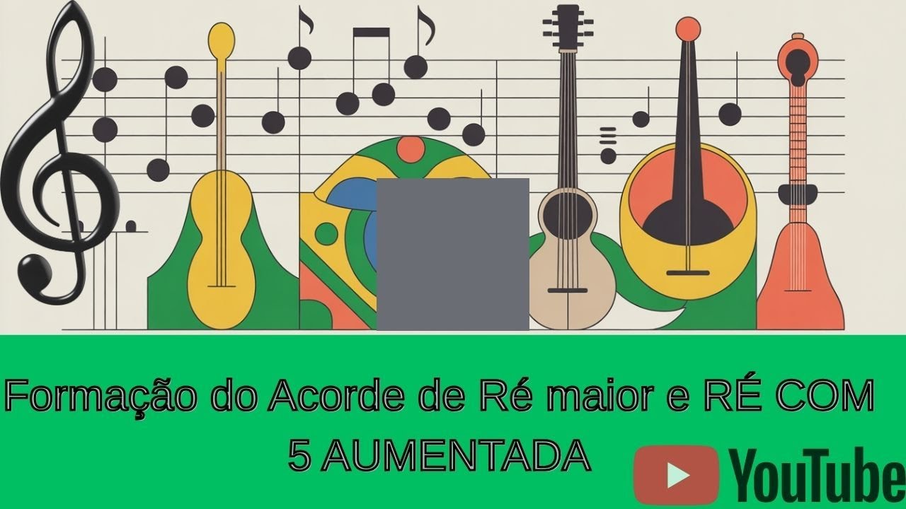 Como Formar o Acorde de Ré Maior Com Quinta Aumentada 🎶🎶🎶