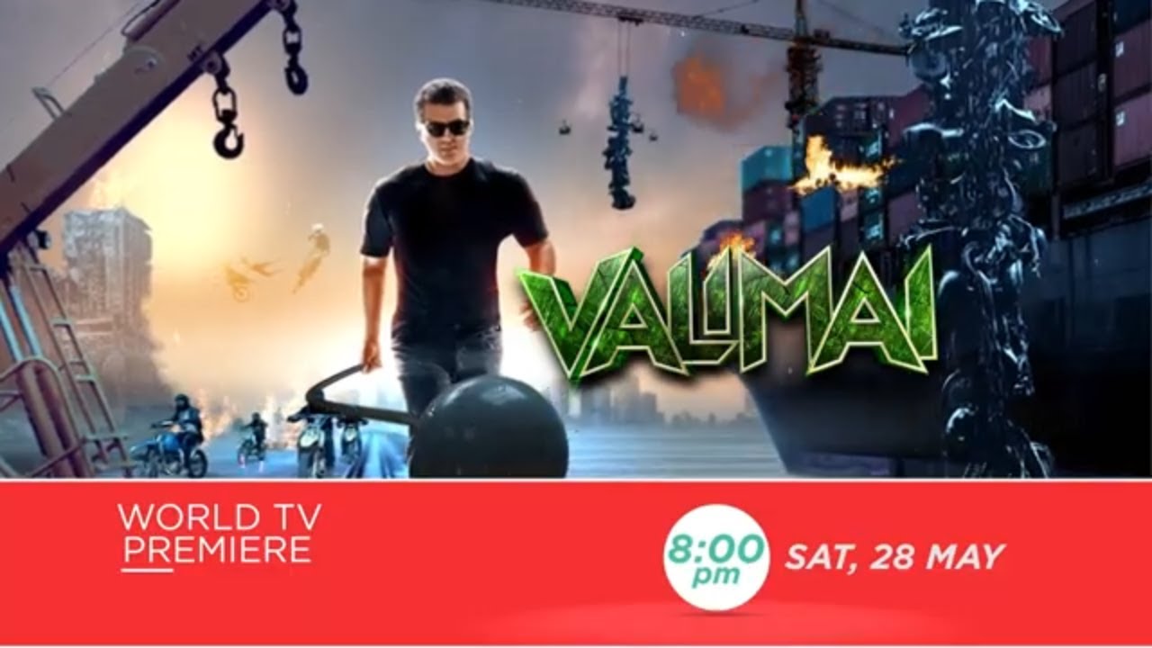 VALIMAI | WORLD TV PREMIERE | SAT,28 MAY, 8PM | AJITH KUMAR,HUMA QURESHI,KARTIKEYA GUMMAKONDA,BANI J