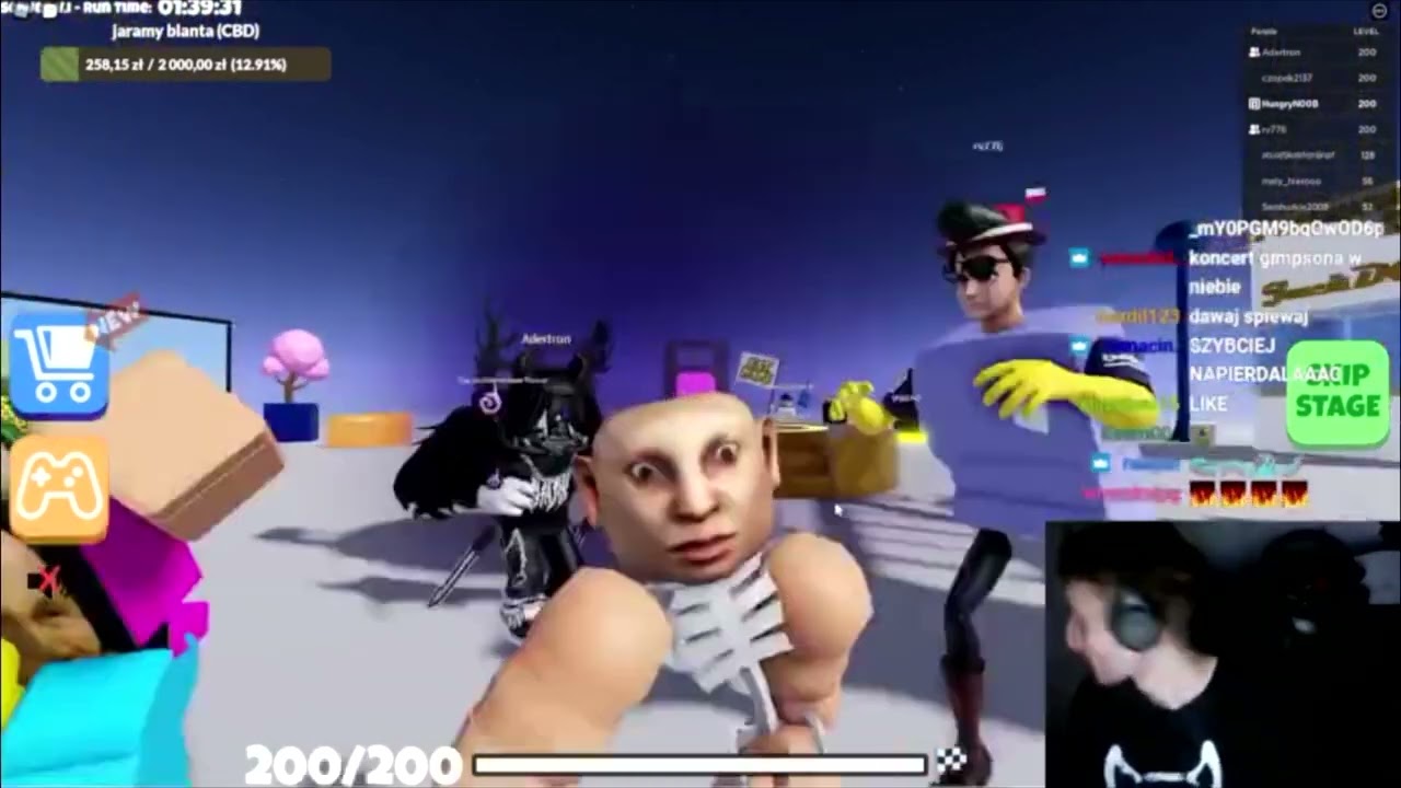 MLODYSKINY i SHOT z jego pierwszego LIVE
