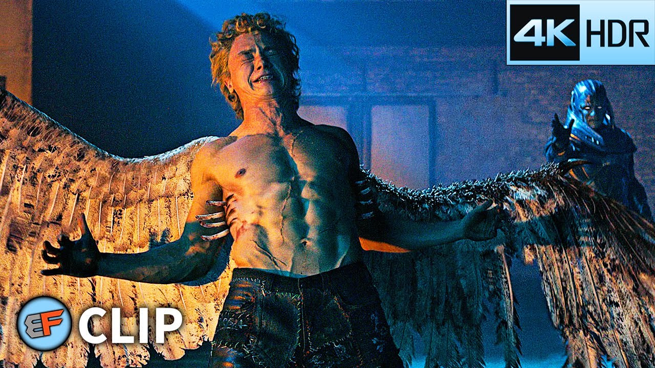 Angel Gets Metal Wings Scene | X-Men Apocalypse (2016) 4K HDR Movie Clip