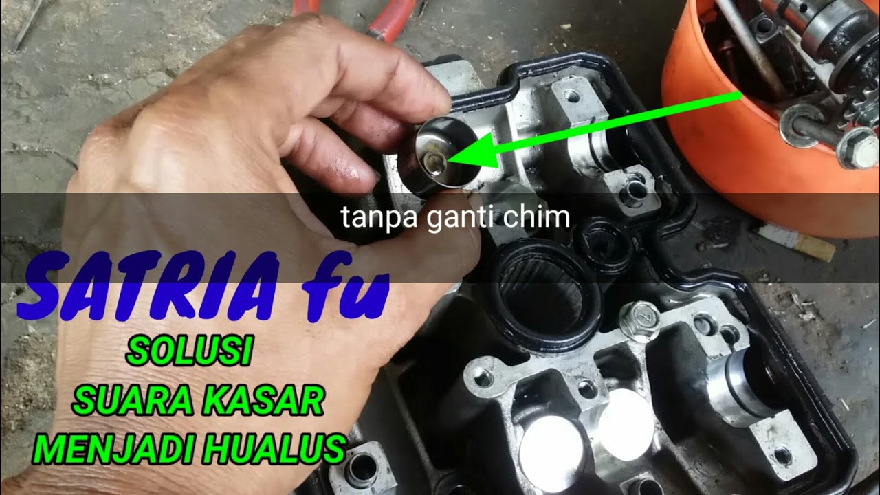 Cara seting klep satria fu || Suara mesin menjadi halus