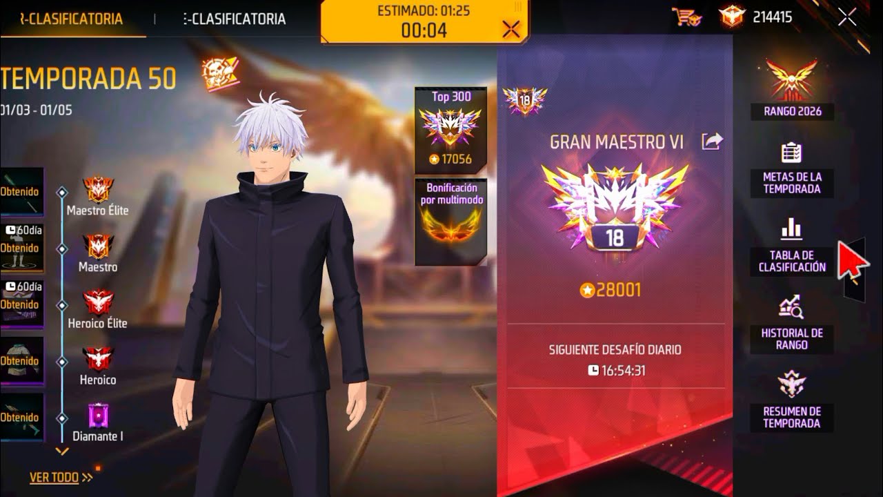 DE ESTA MANERA JUEGA EL TOP GLOBAL 18 LLEGANDO A LOS 28 MIL PUNTOS EN BR CLASIFICATORIA FREE FIRE 