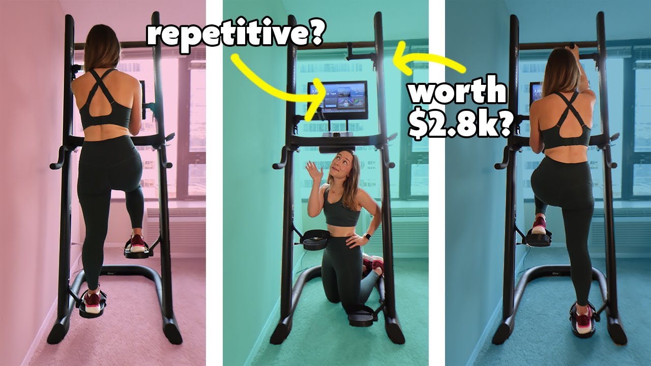 Testing an at home climbing machine...best (and worst) features! | CLMBR Review