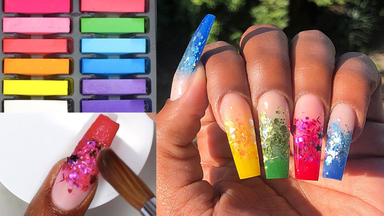 HOW TO: Make Custom Acrylic Powders Using Chalk