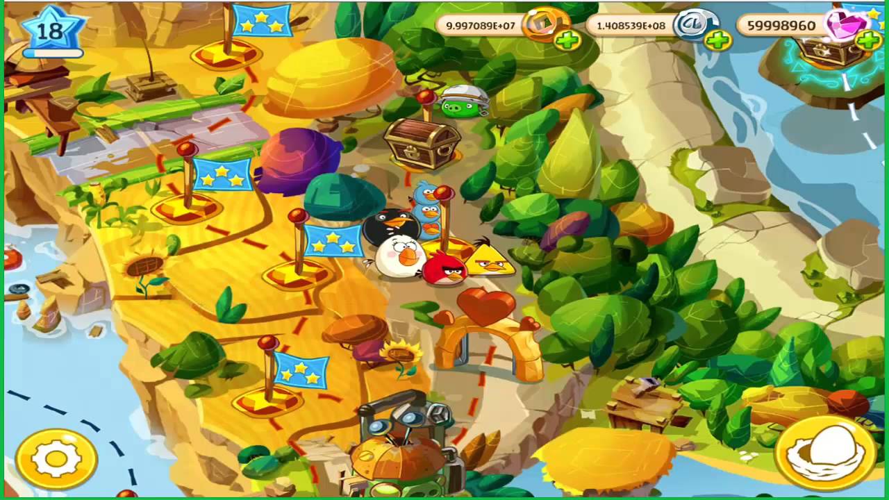 Angry Birds Epic: Gameplay Friendship Gate (Beard Forest 1-2) 2014