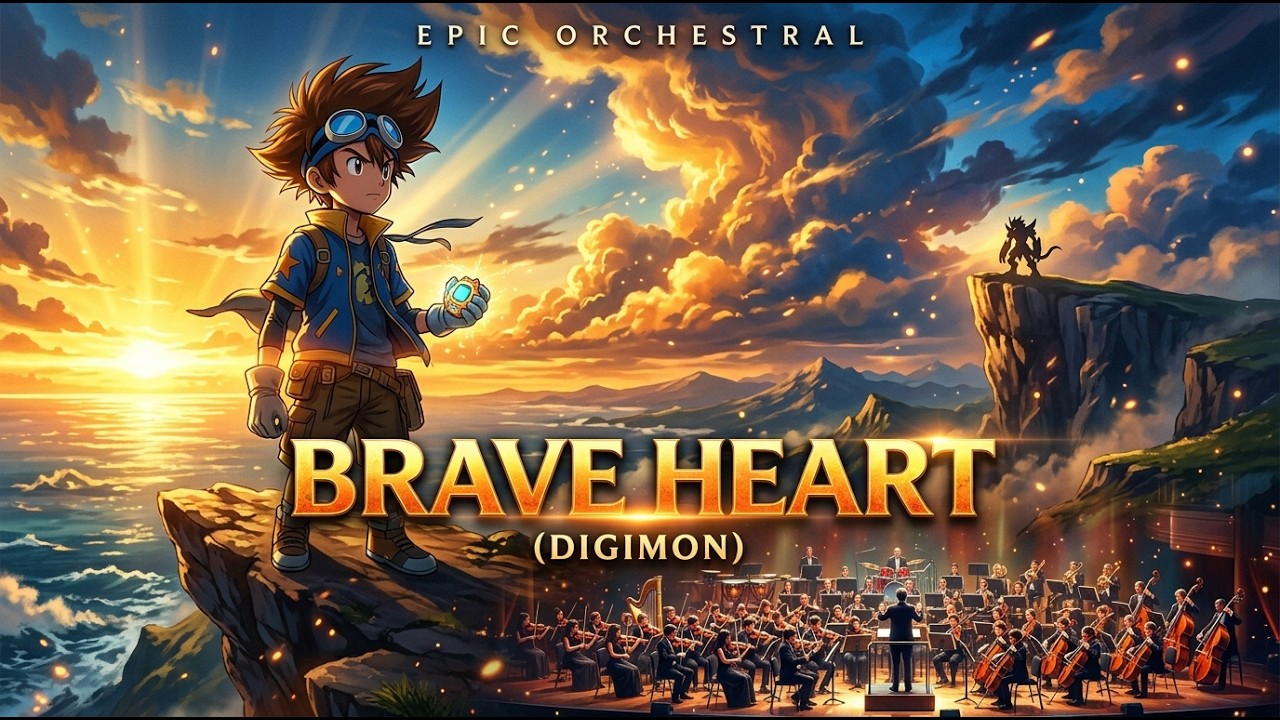Brave Heart – Digimon Adventure | Epic Anime Orchestral Version