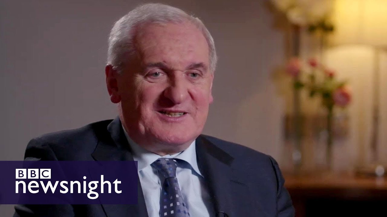 Good Friday Agreement 20 years on: interview with Bertie Ahern - BBC Newsnight