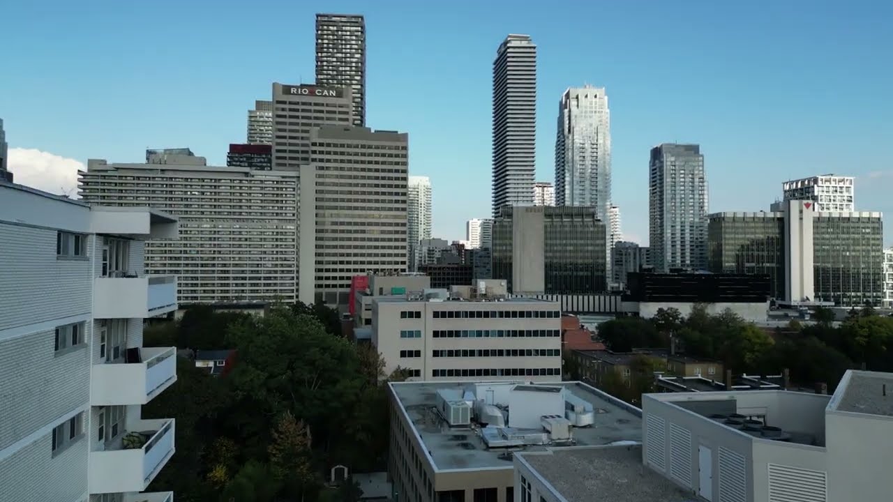 Midtown Toronto 4K Drone Footage