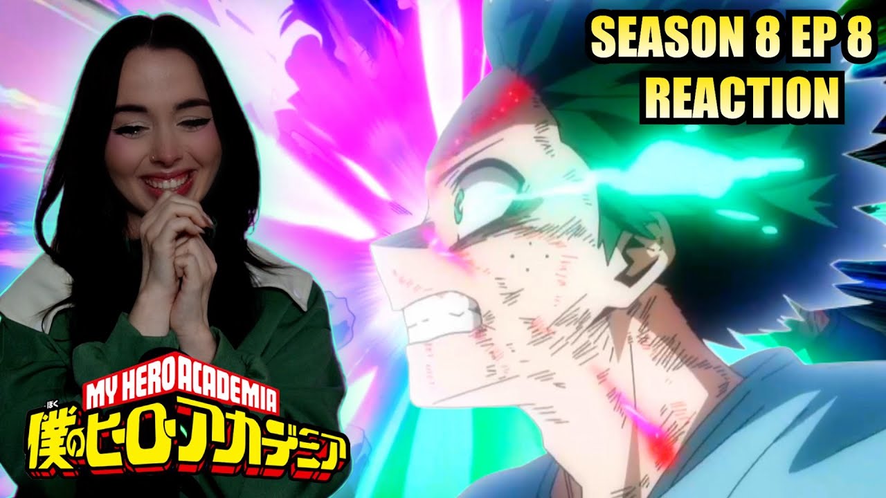 YOU CAN DO IT, IZUKU!! MY HERO ACADEMIA SEASON 8 EPISODE 8 REACTION (SOBBING!!!!)