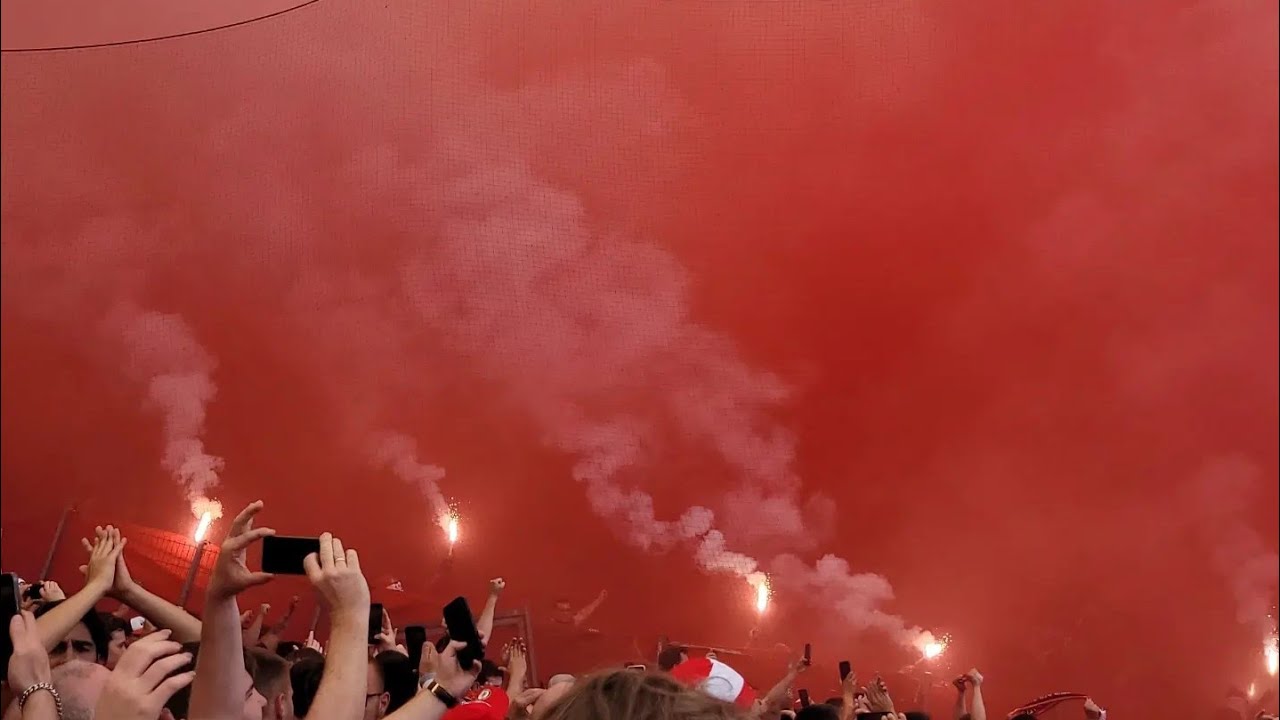 Stuttgart - Köln 2:1 14.05.2022 Stimmung Gästeblock Ultras Köln