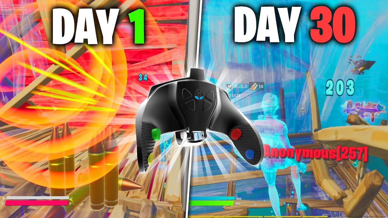30 Days of Fortnite Progress With 4 Paddles…