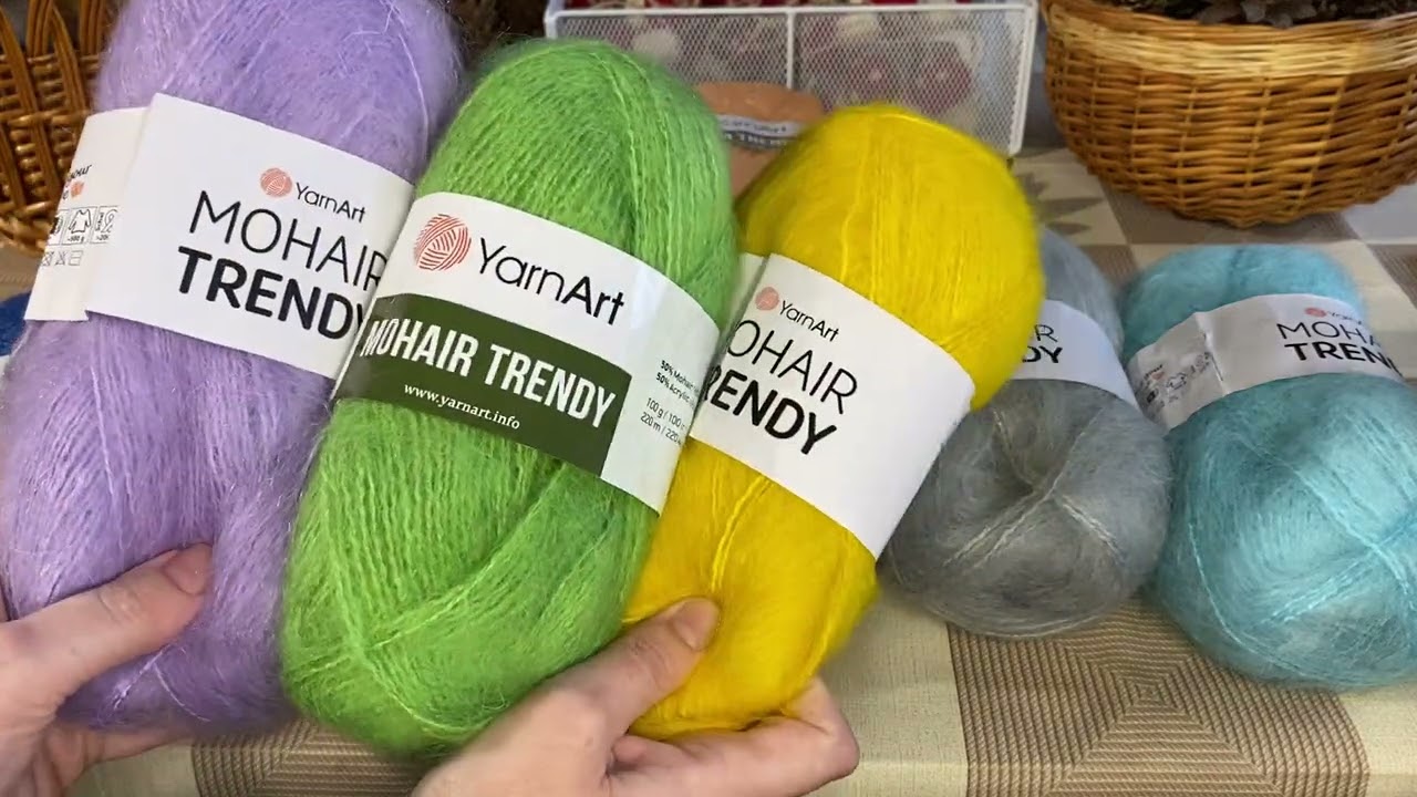 НЕСКУЧНЫЙ МОХЕР ОТ YARNART! ЯРКИЕ, СОЧНЫЕ ЦВЕТА ДЛЯ ЗИМНЕЙ ОДЕЖДЫ! МОХЕРОВАЯ ПРЯЖА!