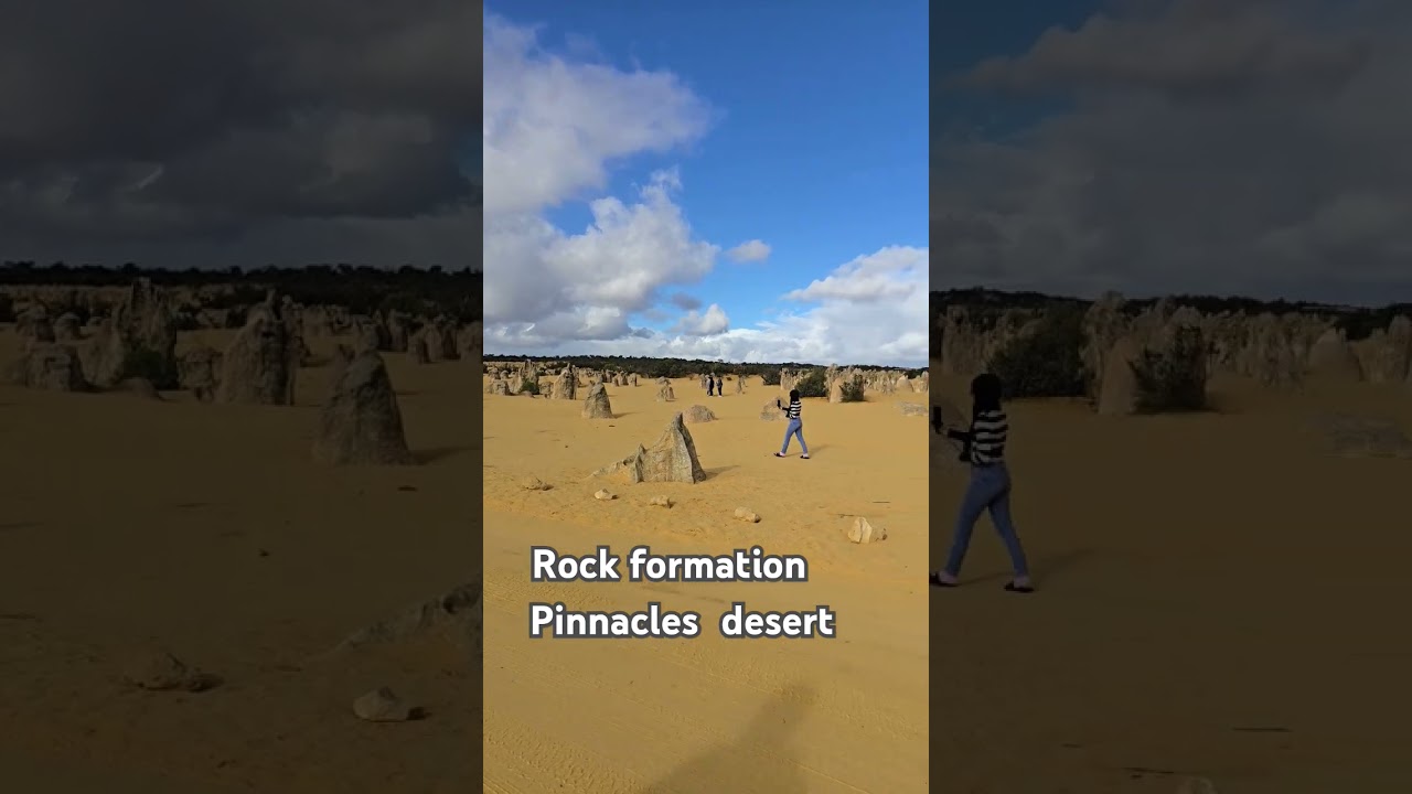 Rock formation  at pinnacles desert Western Australia