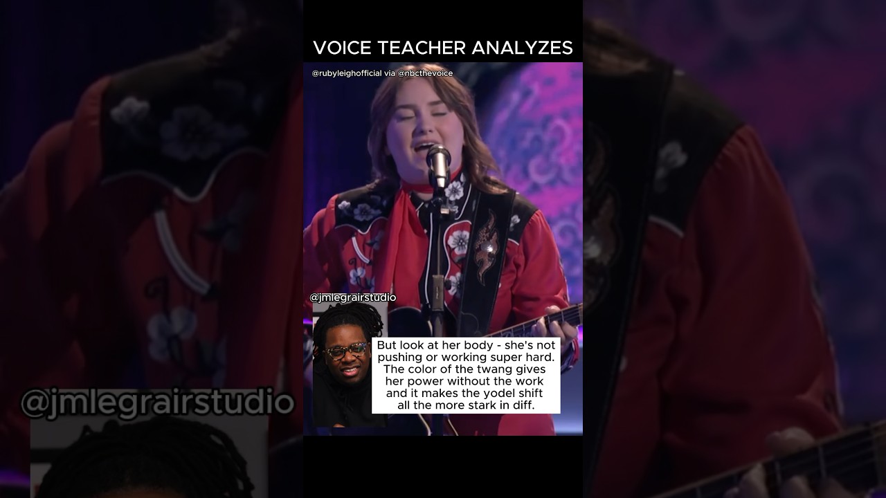 Voice Teacher Analyzes RUBY LEIGH x I WANT TO BE A COWBOY&rsquo;S SWEETHEART on NBC&rsquo;s THE VOICE