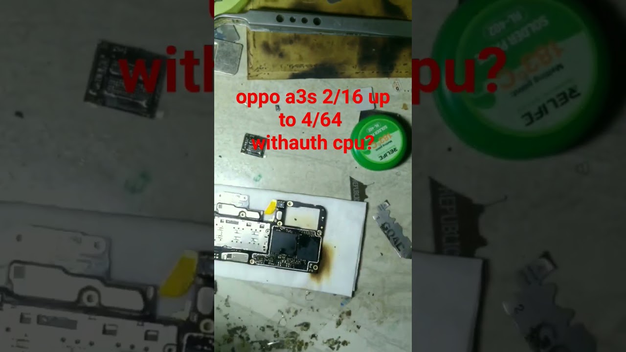 change emmc oppo a3s