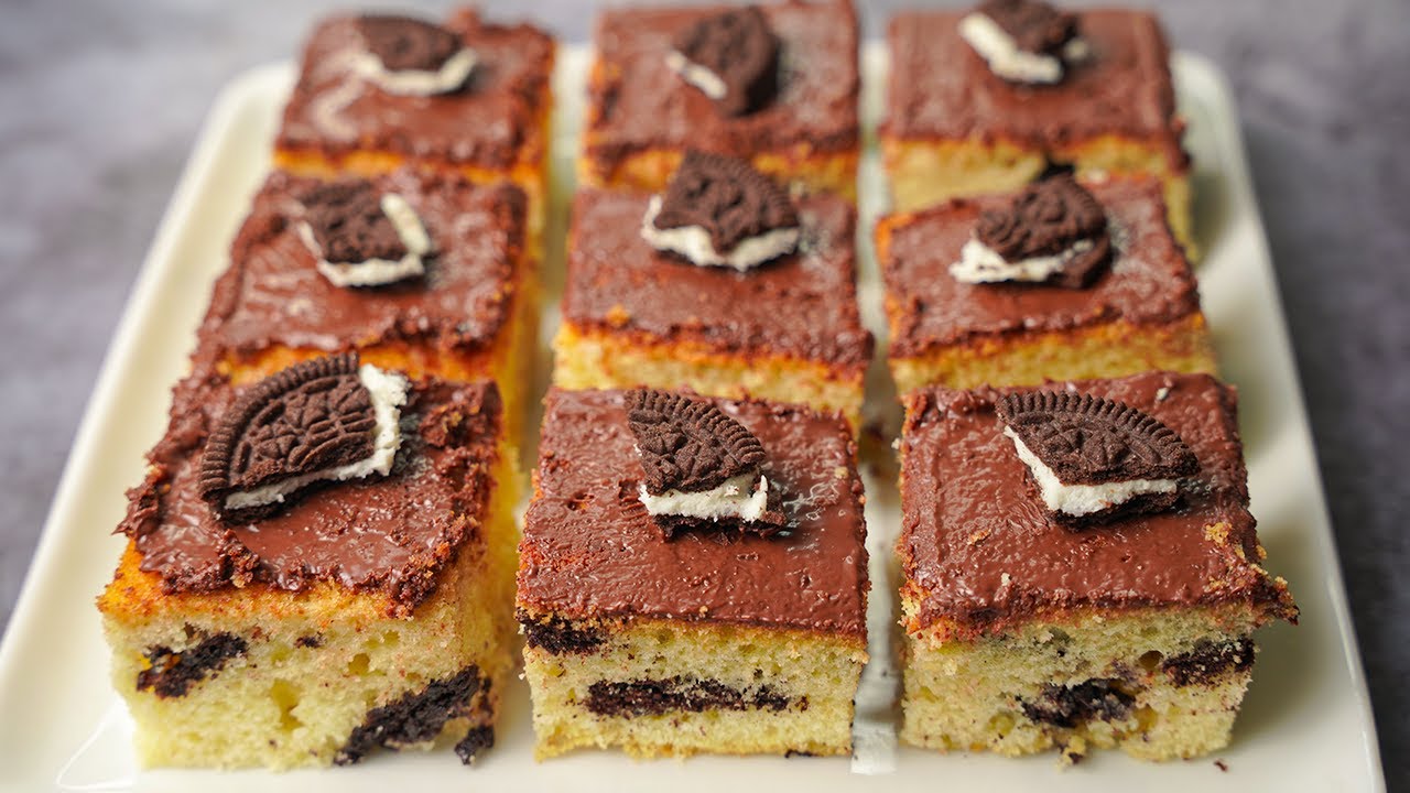 Cookie & Cream Cake | No Egg No Oven Cookie & Cream Cake Recipe | Yummy