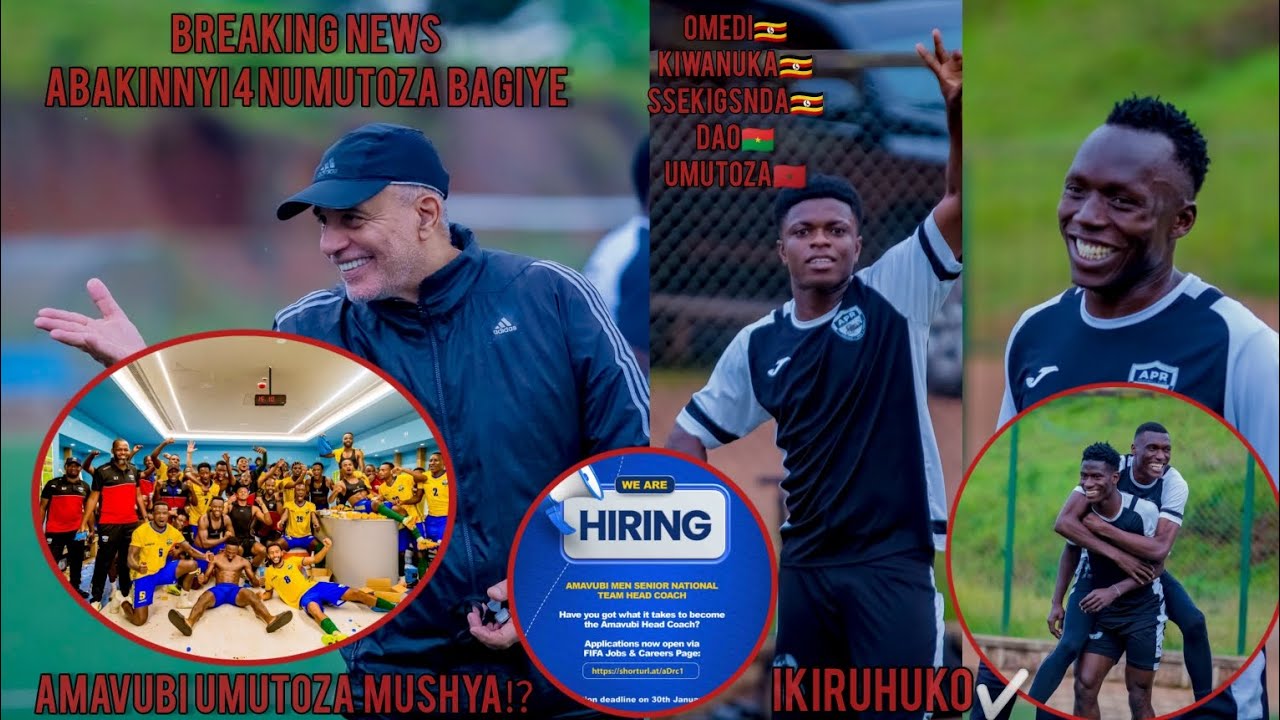 ⚫APR FC🆕⚪Abakinnyi 4 Numutoza Taleb🇲🇦Omedi🇺🇬Dao🇧🇫Kiwanuka na ssekiganda🇺🇬🔥Umutoza mushya Wamavubi