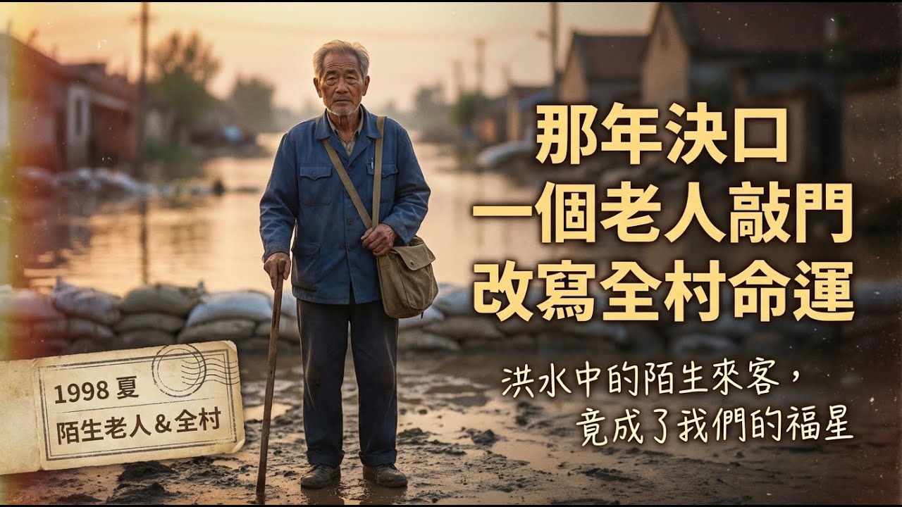 那年洪水決口，一個迷路老人敲門，改寫了我們全村的命運