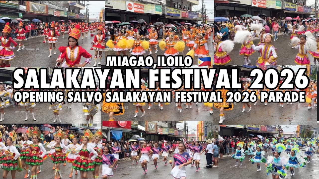 Miagao Salakayan Festival 2026 Opening Salvo Parade #salakayan2026