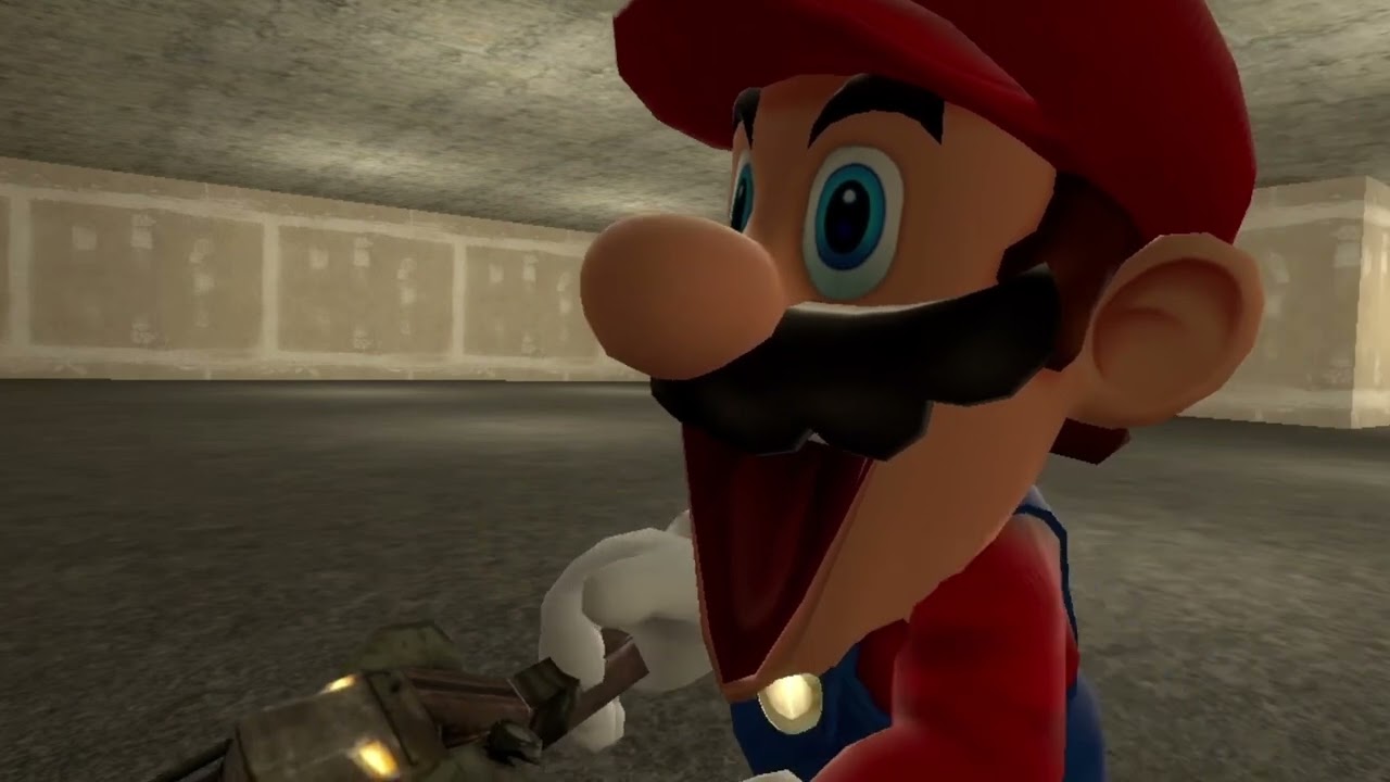 Episode 1 - Mario plays around with the gravity gun.