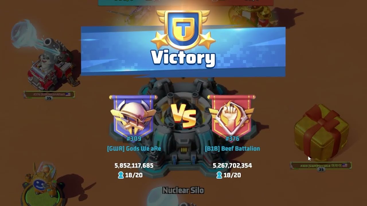 LastWar - Desert Storm #309 #GWR vs #376 #B1B #vip18 #gaming #LW #LastWar