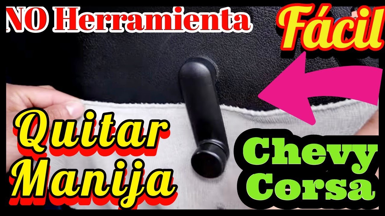 Cómo Quitar La Manija Elevador De  CRISTAL#chevy#corsa @SoyVicente92 @youtubecreators