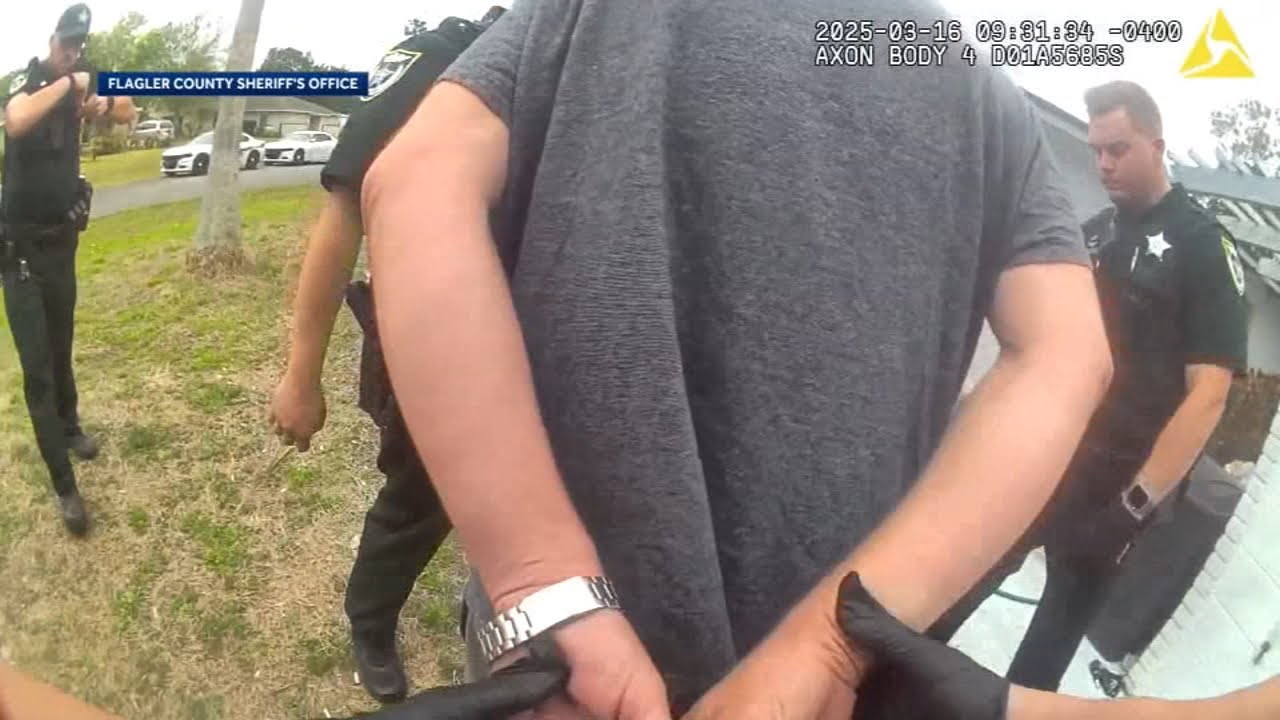 Bodycam video shows arrest for child neglect at 'unlivable home'