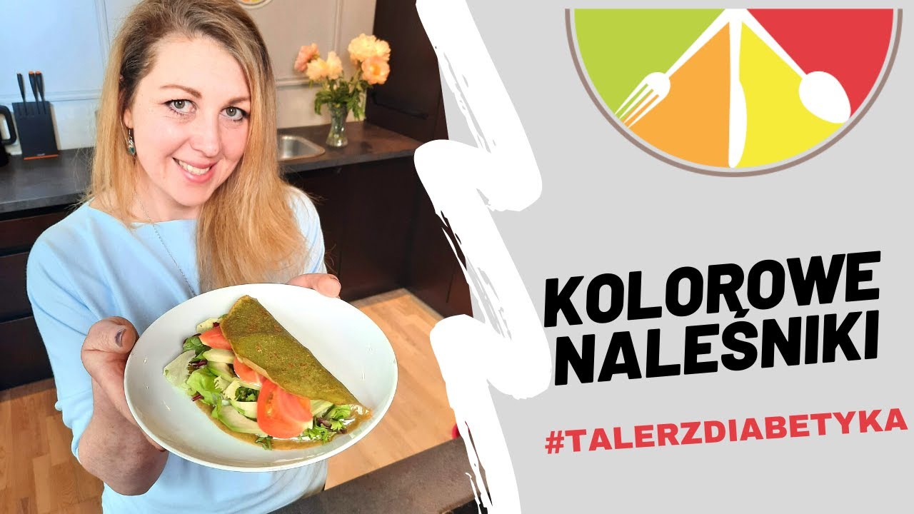 Przepis na naleśniki (3 KOLORY!) pełnoziarniste ŚNIADANIE DLA DIABETYKA #TALERZDIABETYKA