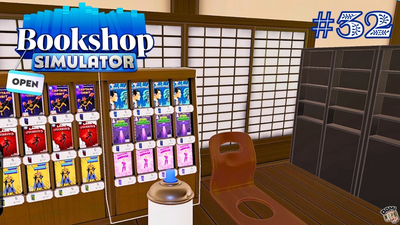2. Etage = Platz für Comics und Manga ☕️ 📚 #32 | Bookshop Simulator | Live Let’s Play