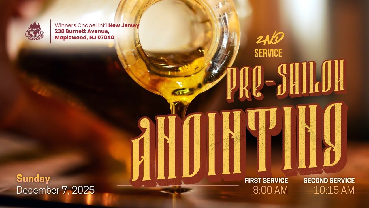 Sunday December 7th, 2025: Pre-Shiloh Anointing Service (Second Service)
