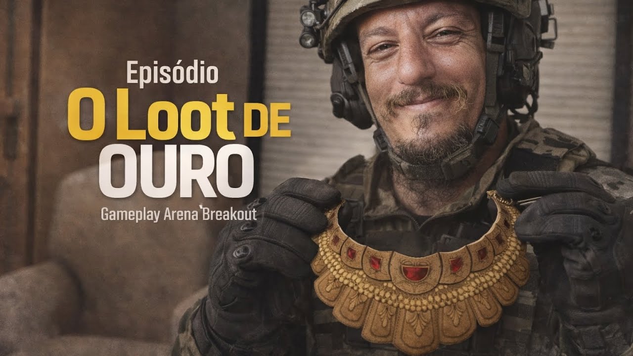 Episódio O Loot de Ouro. Gameplay Arena Breakout no celular 📱