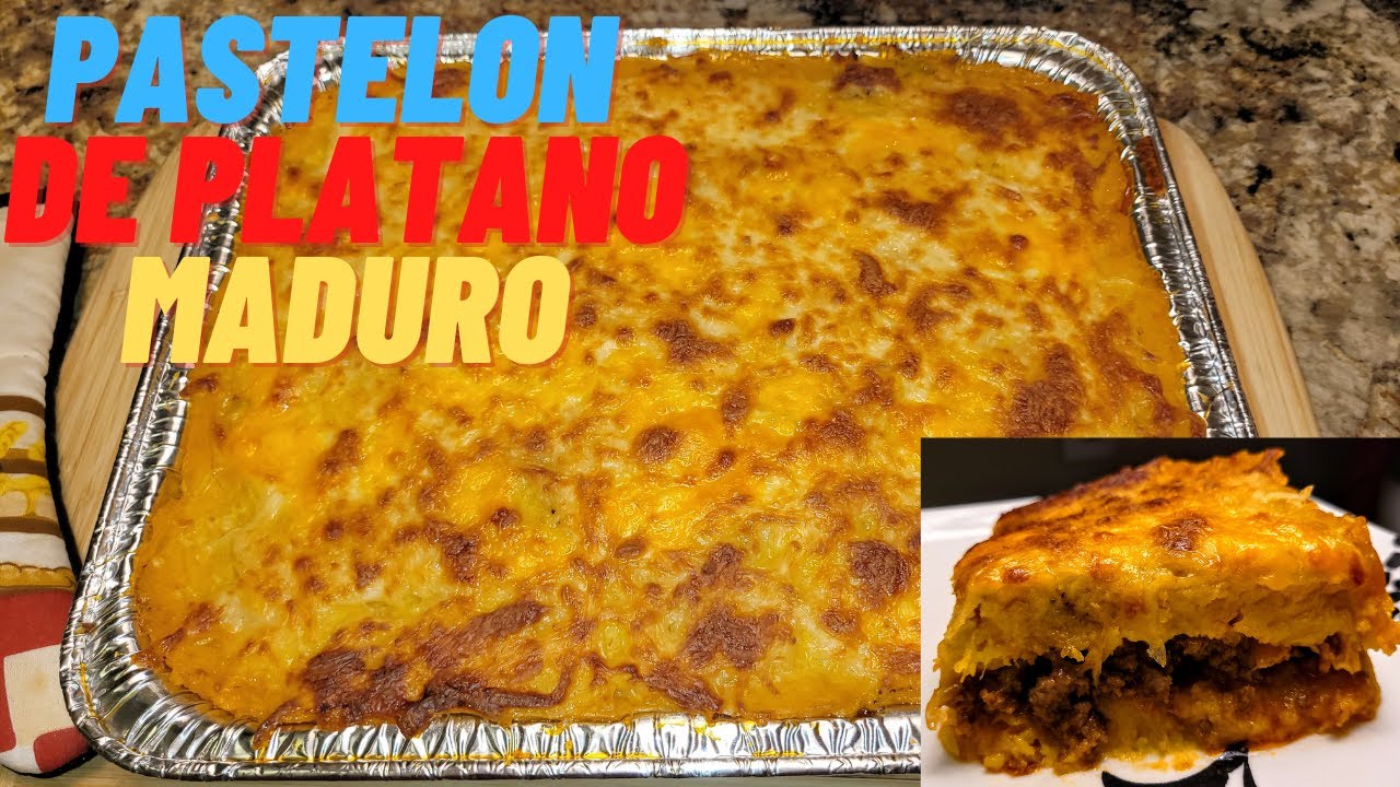 PASTELON DE PLATANO MADURO !RELLENO DE CARNE MOLIDA🥩 😋