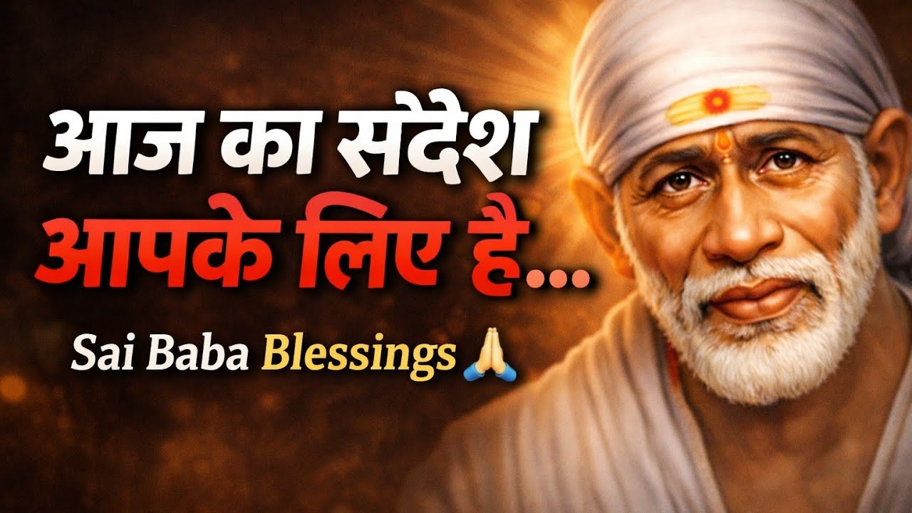 Sai Baba का शक्तिशाली संदेश | जब जिंदगी में सब कुछ गलत होने लगे तो ये जरूर सुनो 🙏 | Om Sai Ram