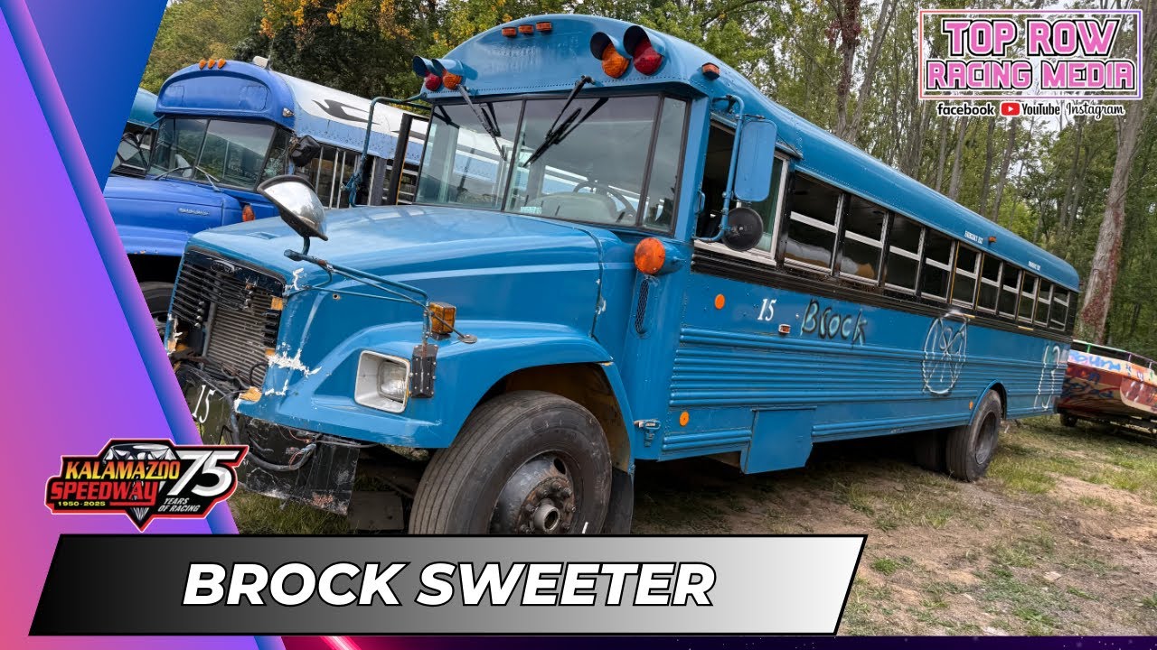 9/13/25 | Brock Sweeter | School Bus Trailer Race | Kalamazoo Speedway