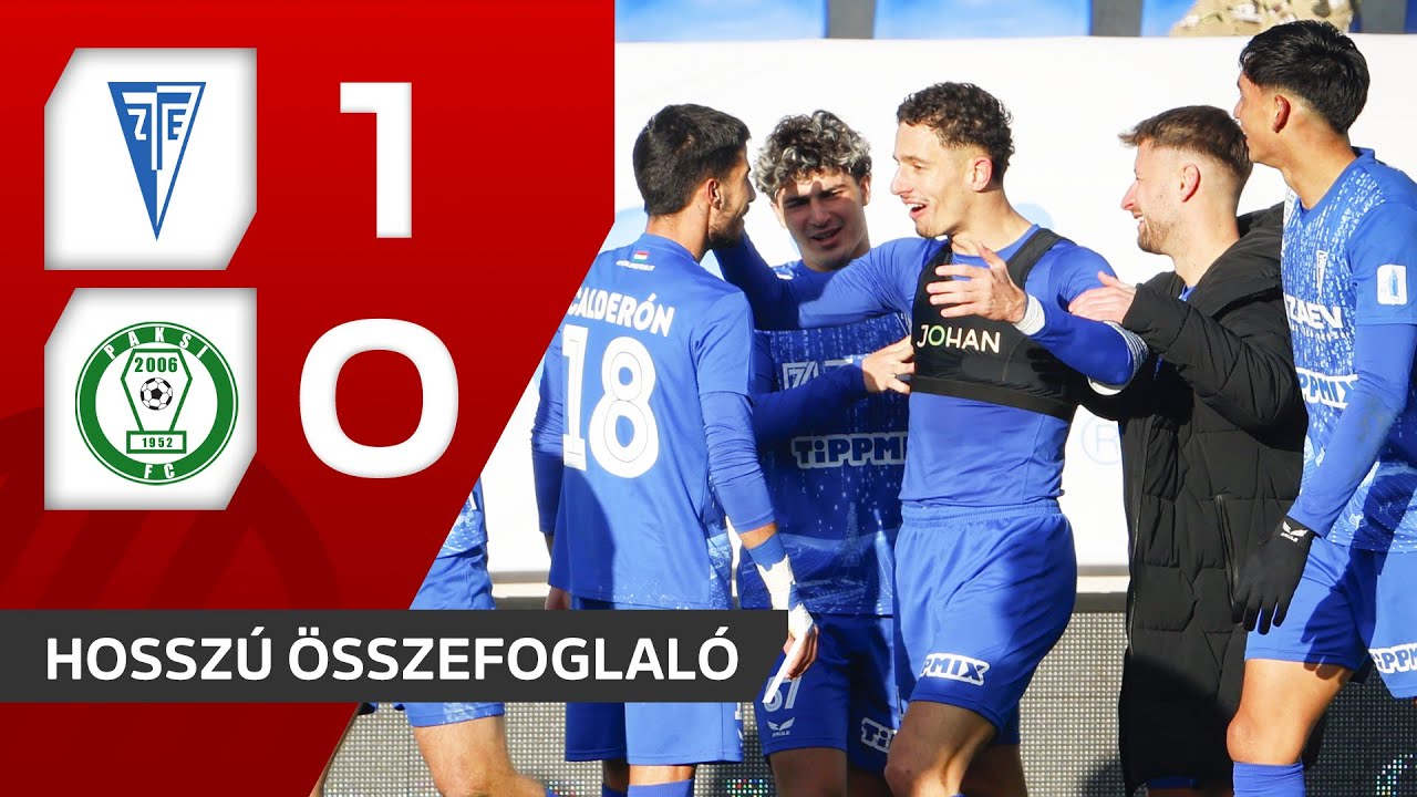 Fizz Liga: ZTE FC &ndash; Paksi FC 1&ndash;0 | hossz&uacute; &ouml;sszefoglal&oacute;