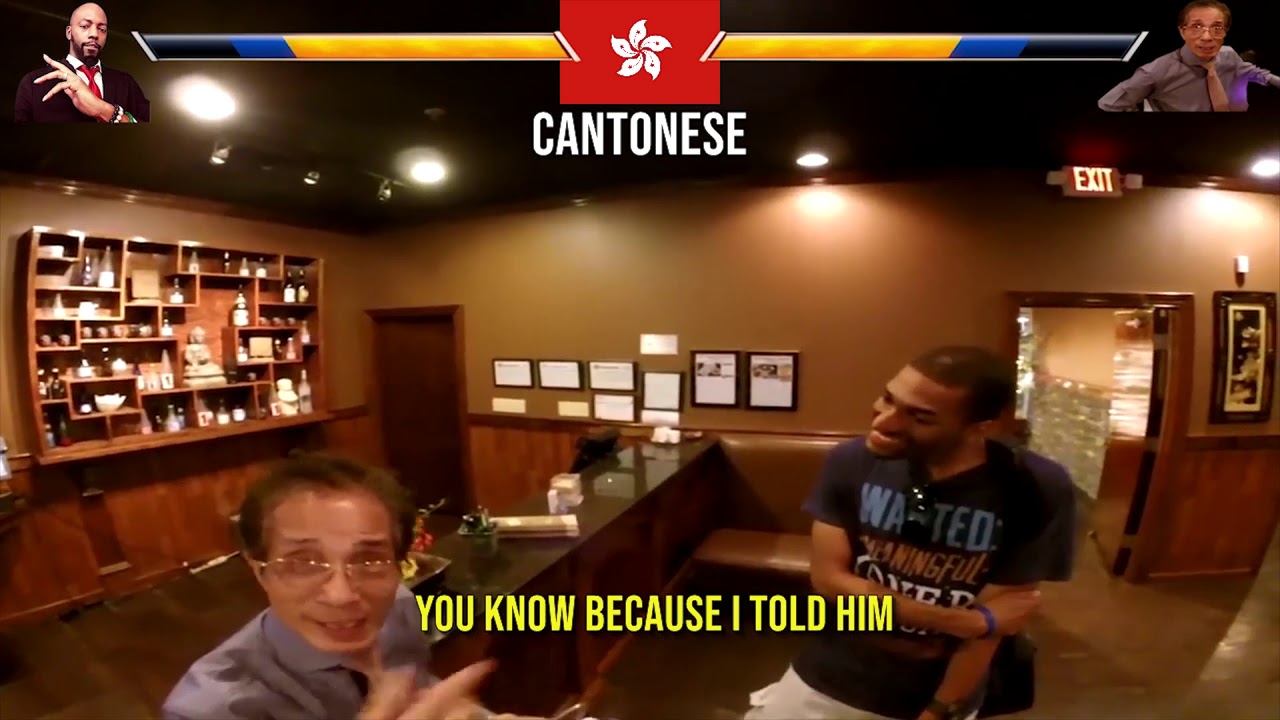 Black Man Engages Chinese Owner in an intense Language Speaking Duel  ((IN RETROSPECT))