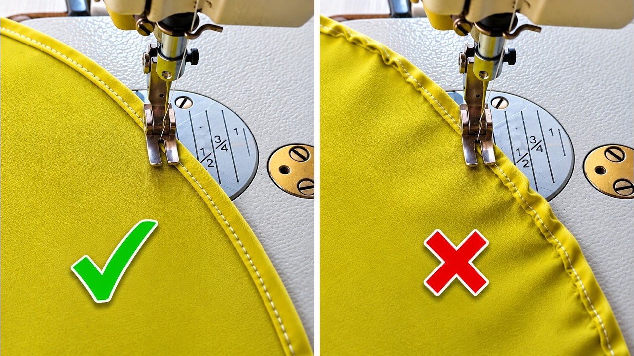 The Struggles Beginners Face When Sewing Curved Edges &mdash; The Simple Solution