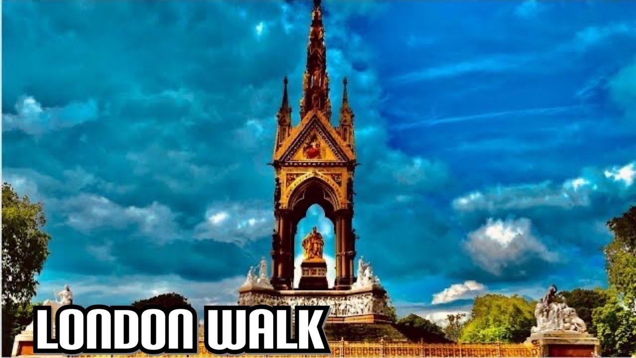 London Walk 4k | Brompton Road to Royal Kensington Garden 2020