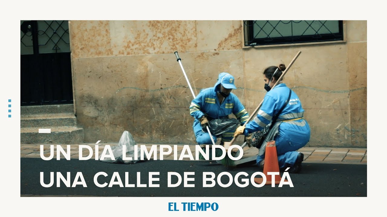 Lo que significa limpiar una calle del centro de Bogotá | EL TIEMPO