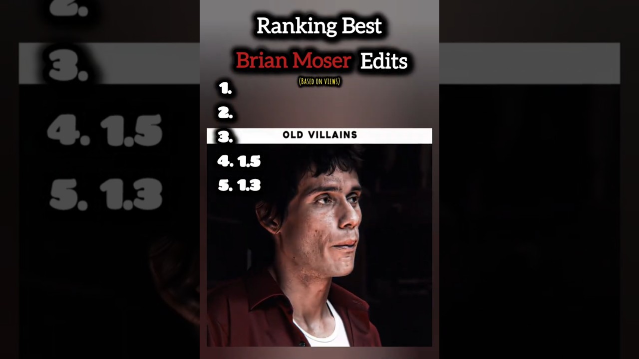 Ranking Best Brian Moser Edits