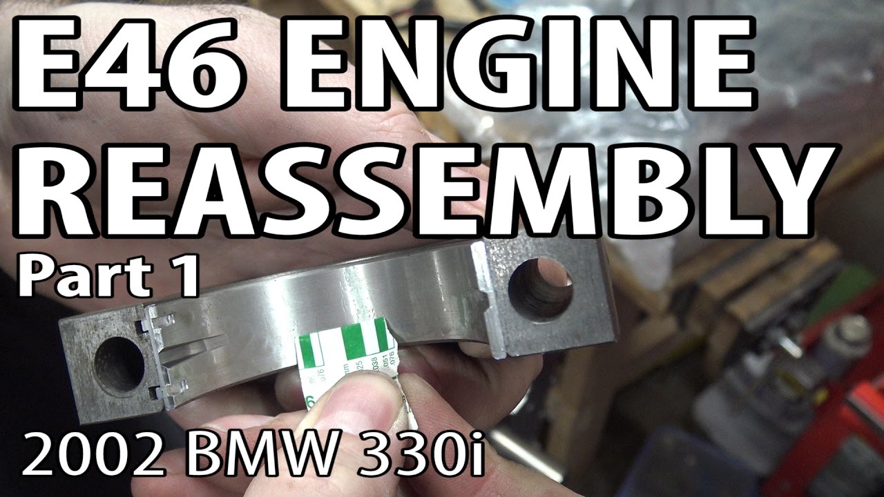 BMW E46 Engine Reassembly Part 1 DIY #m54rebuild 22