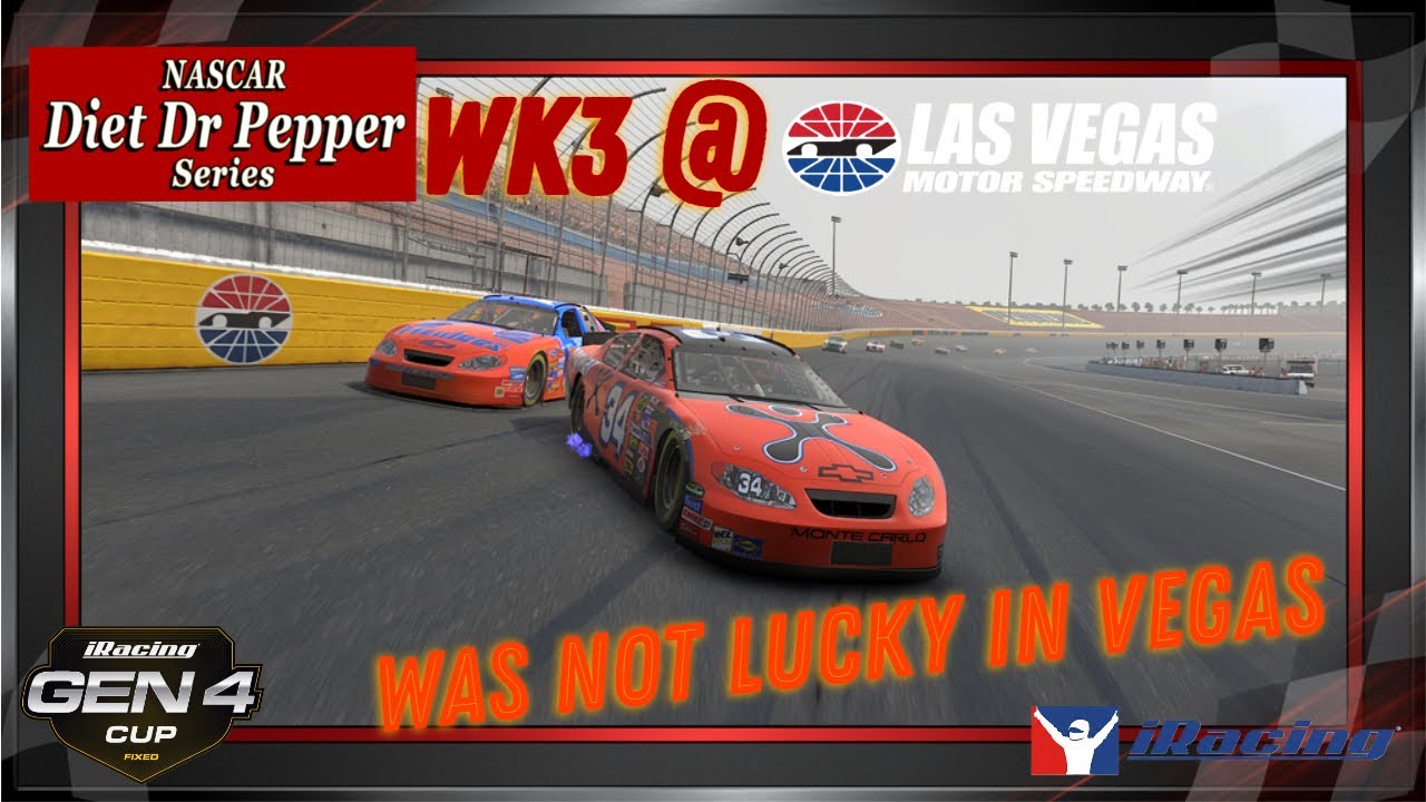 Nascar gen 4 @ Las Vegas in the #dietdrpepperseries iRacing