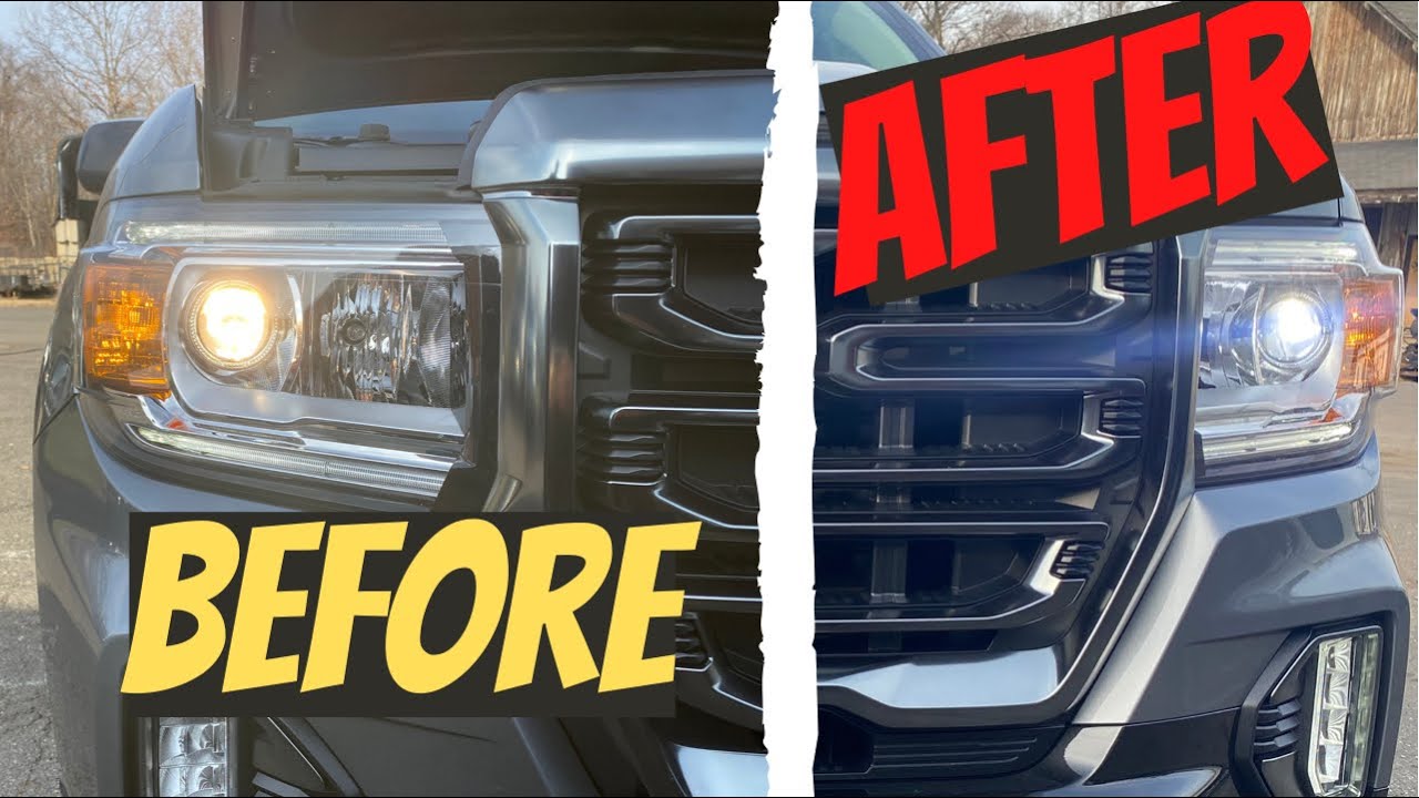 2021 GMC Canyon AT4 LED Headlight/Nerf Bar Installation