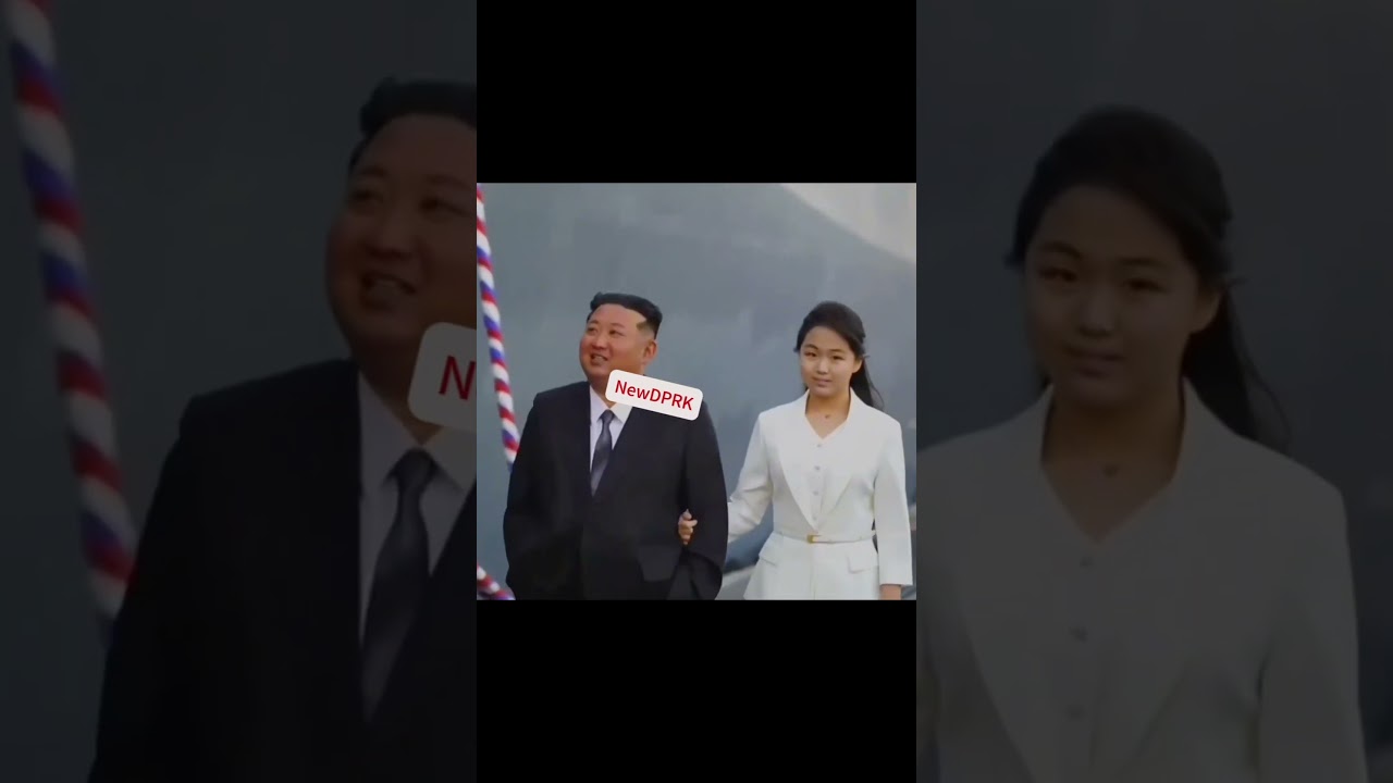 Kim Jong-un and Kim Ju-ae are together, and the father-daughter relationship is very deep#kimjongun