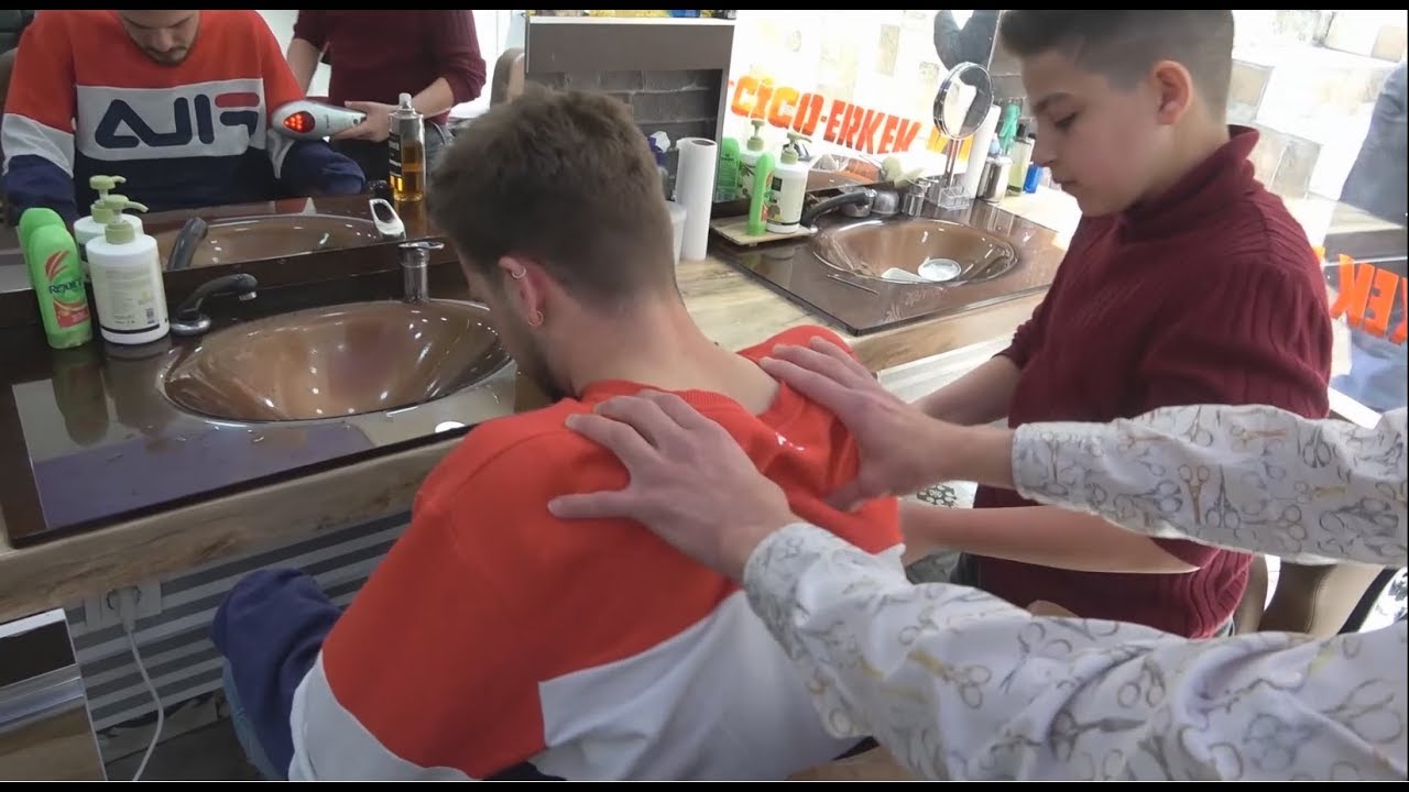 ASMR Turkish Barber Face, Head and Body Massage 246