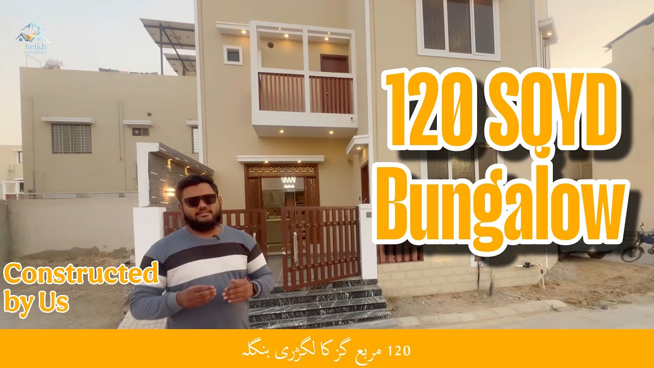 120 SQYD Luxury Bungalow in Block C, Naya Nazimabad, |  H32  #Karachi #DreamHome#construction
