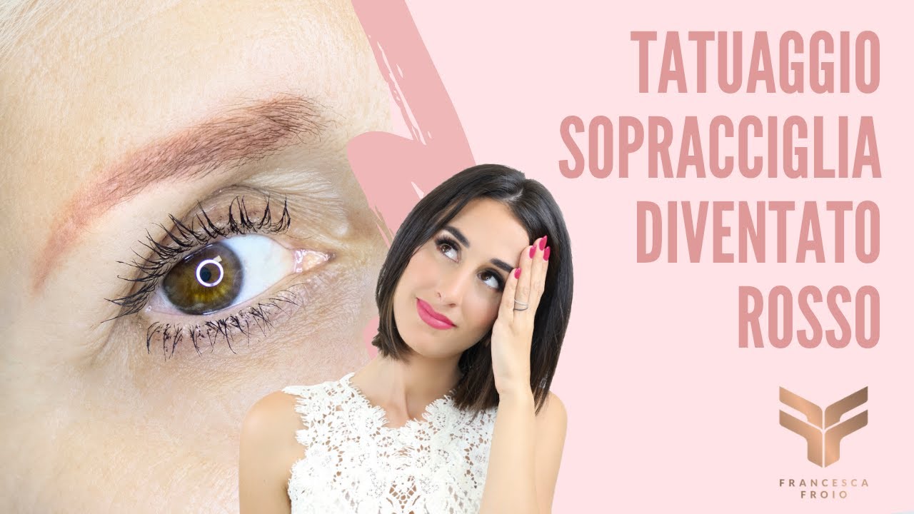 TATUAGGIO SOPRACCIGLIA DIVENTATO ROSSO! | Come correggerlo col Trucco Semipermanente(Sub Ita-Eng-Es)