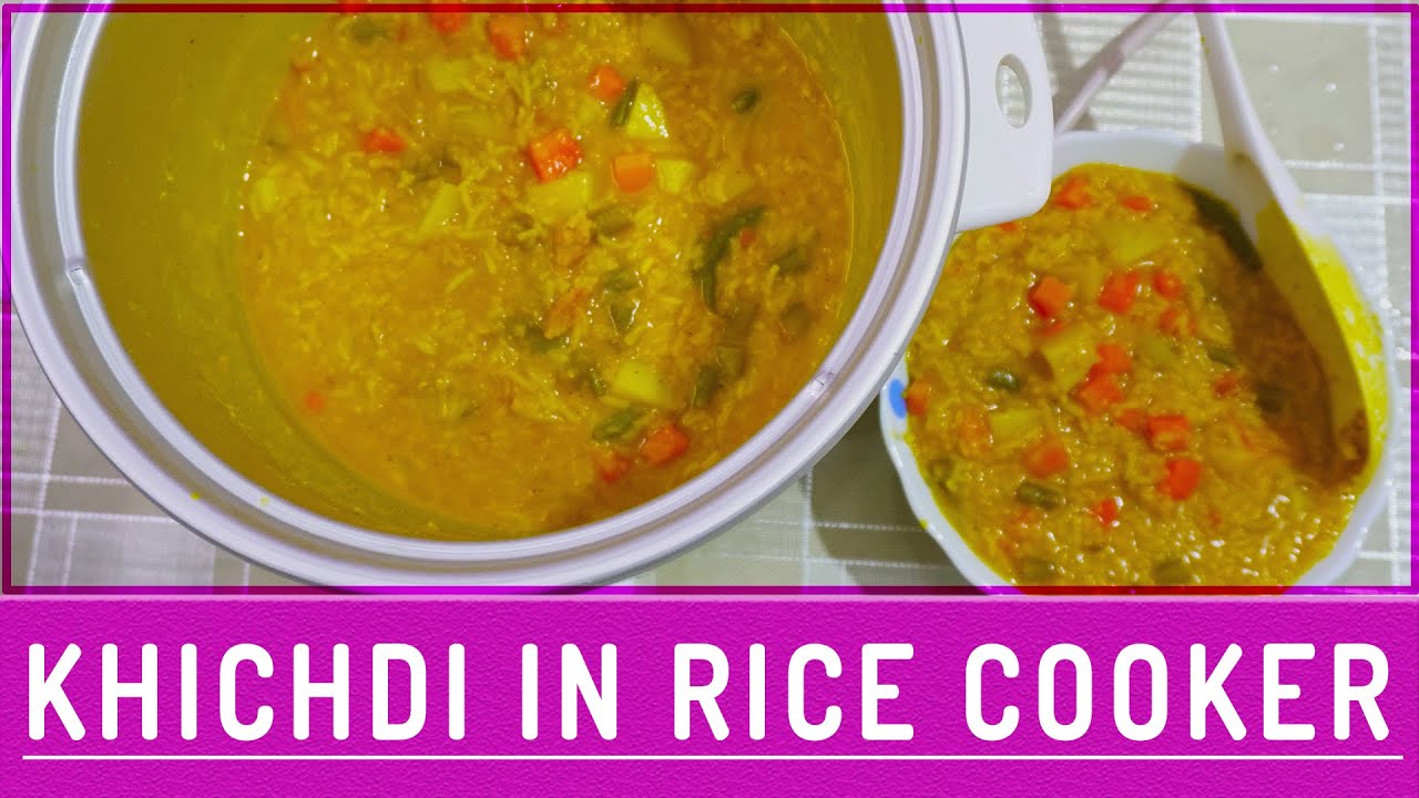 Khichdi in Rice Cooker | Rice Cooker Recipe | Khichdi Cooked in Panasonic Rice Cooker